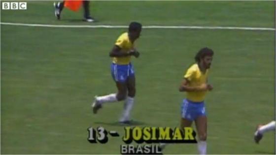 goalscorer in Brazil v Poland, World Cup 1986