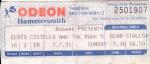Elvis Costello Hammersmith Odeon&nbsp;1991