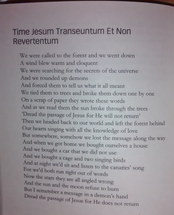 time jesum transeuntum et non revertentum